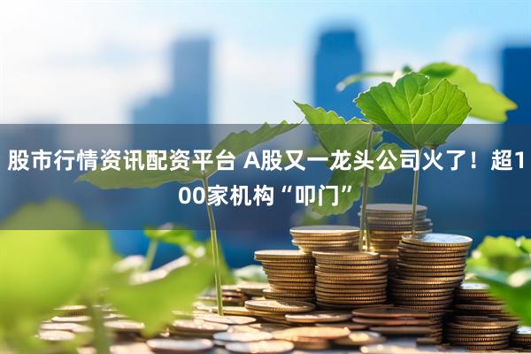 股市行情资讯配资平台 A股又一龙头公司火了！超100家机构“叩门”